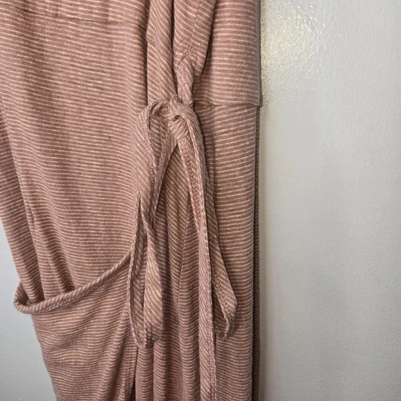 New Patagonia Wear With All Dress Wrap Evening Mauve Sz L Hemp Blend Longplains - Picture 10 of 13